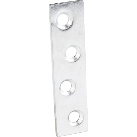 HARDWARE RESOURCES 2-3/16"x5/8" Zinc Plated Steel Mending Plate 9314
